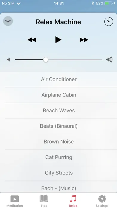 ภาพหน้าจอของ Relax Now: Hypnosis Meditation