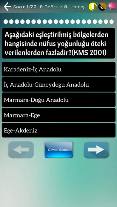 Capturas de pantalla de Coğrafya Çıkmış Soruları