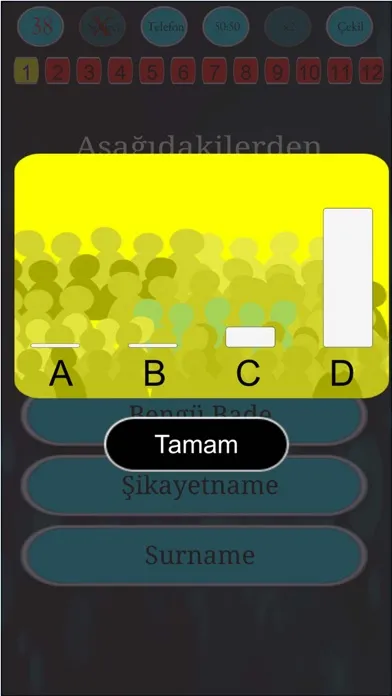 Yks Bilgi Yarışması スクリーンショット