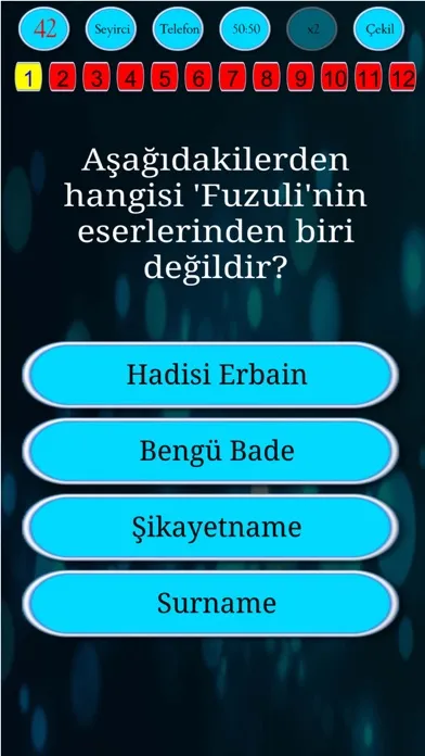 Yks Bilgi Yarışması スクリーンショット