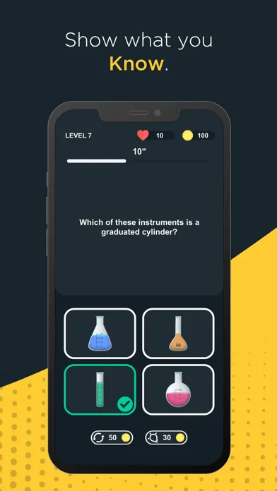 Chem Quiz - Chemistry Trivia应用截图