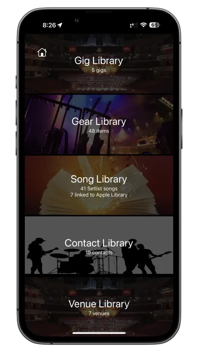 Скриншоты GigBag Pro for Musicians