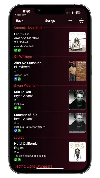 Скриншоты GigBag Pro for Musicians