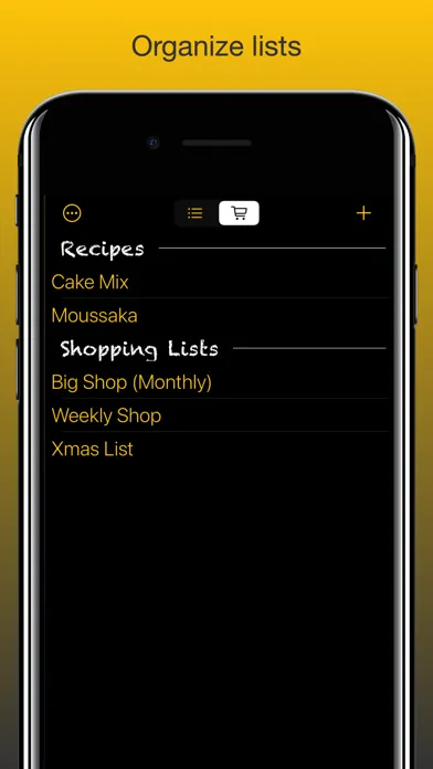 Capturas de tela do Shop3D Grocery Checklist