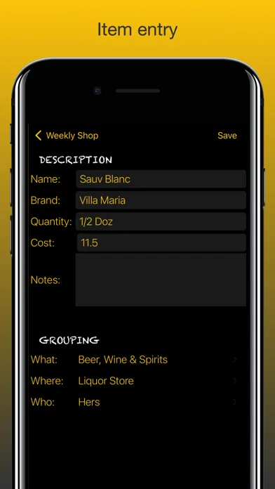 Capturas de tela do Shop3D Grocery Checklist
