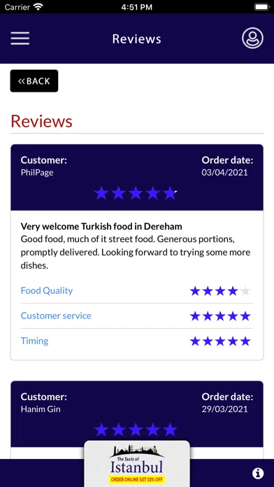 The Taste of Istanbul Dereham স্ক্রিনশট