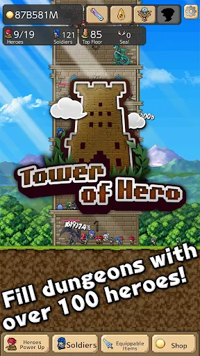Captures d'écran de Tower of Hero