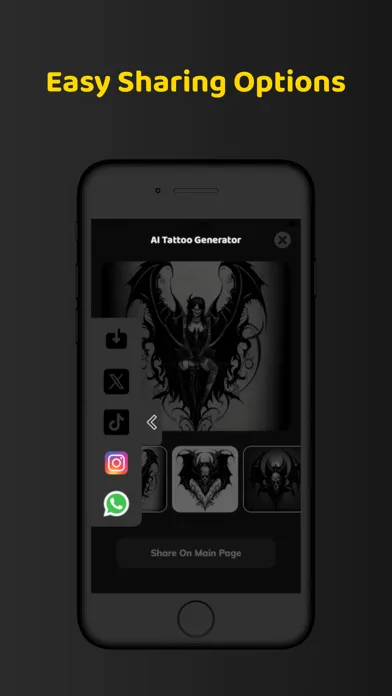 Ảnh chụp màn hình của AI Tattoo Studio - InkCraft