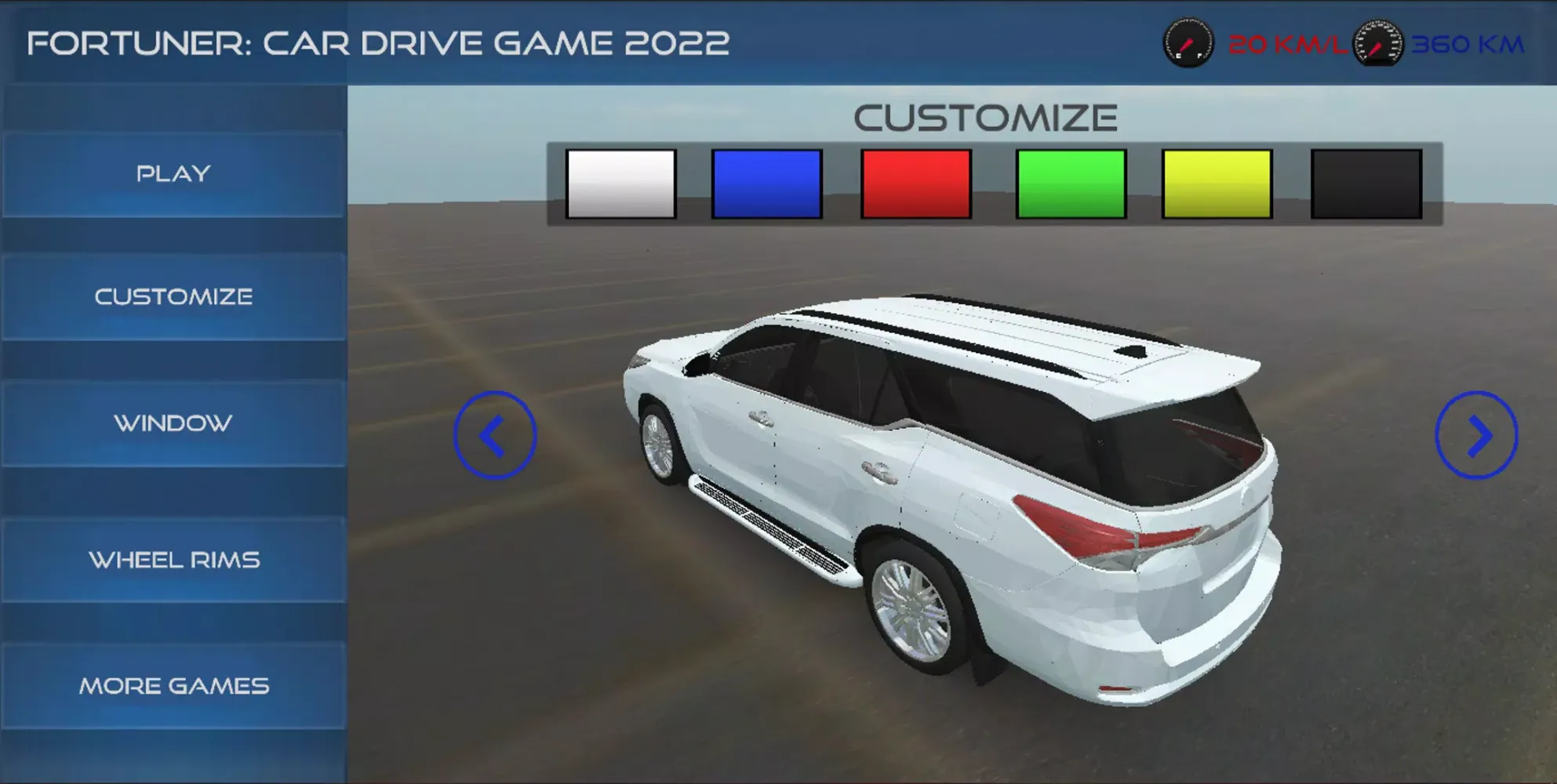 Fortuner: Car Game Simulator Screenshots