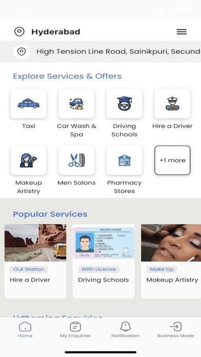 Capturas de tela do Sameep : Local Services Offers