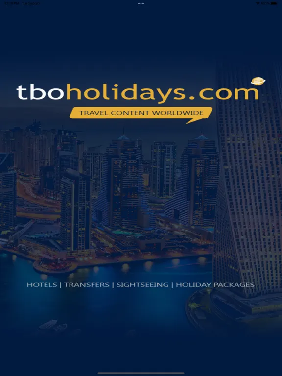 TBO Holidays iPad 应用截图