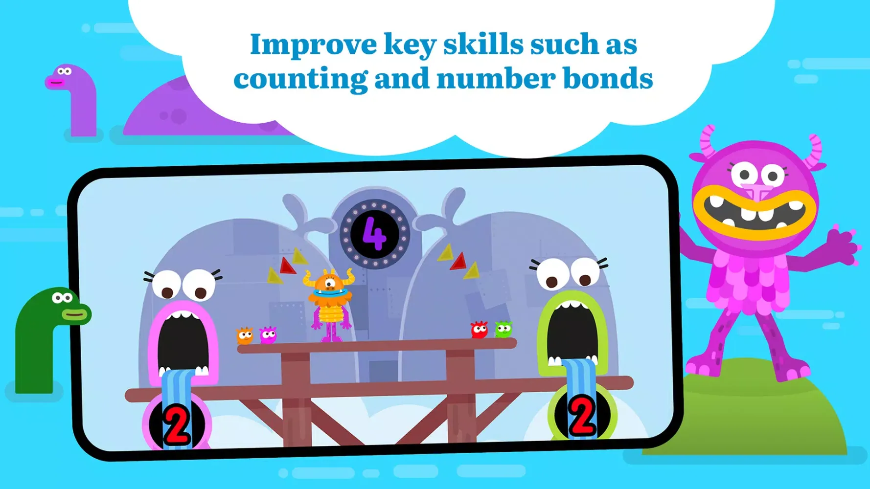 Teach Monster Number Skills应用截图