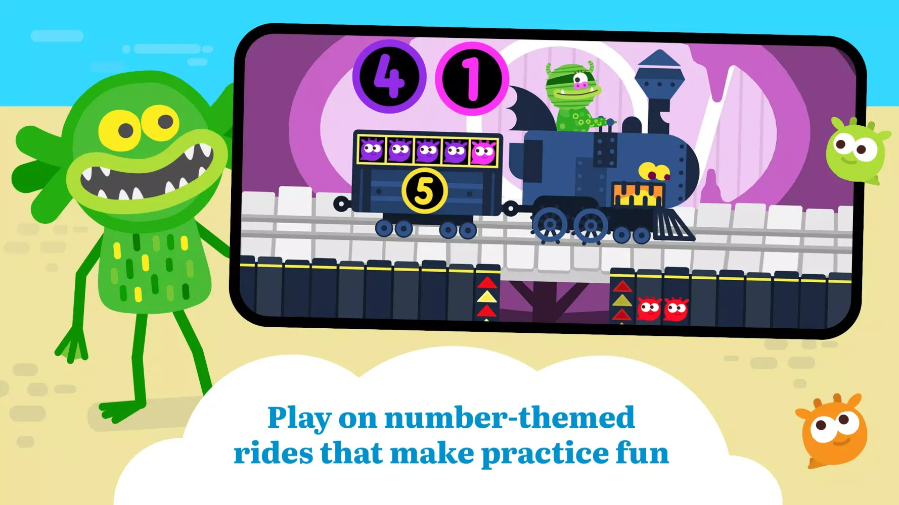 Teach Monster Number Skills应用截图