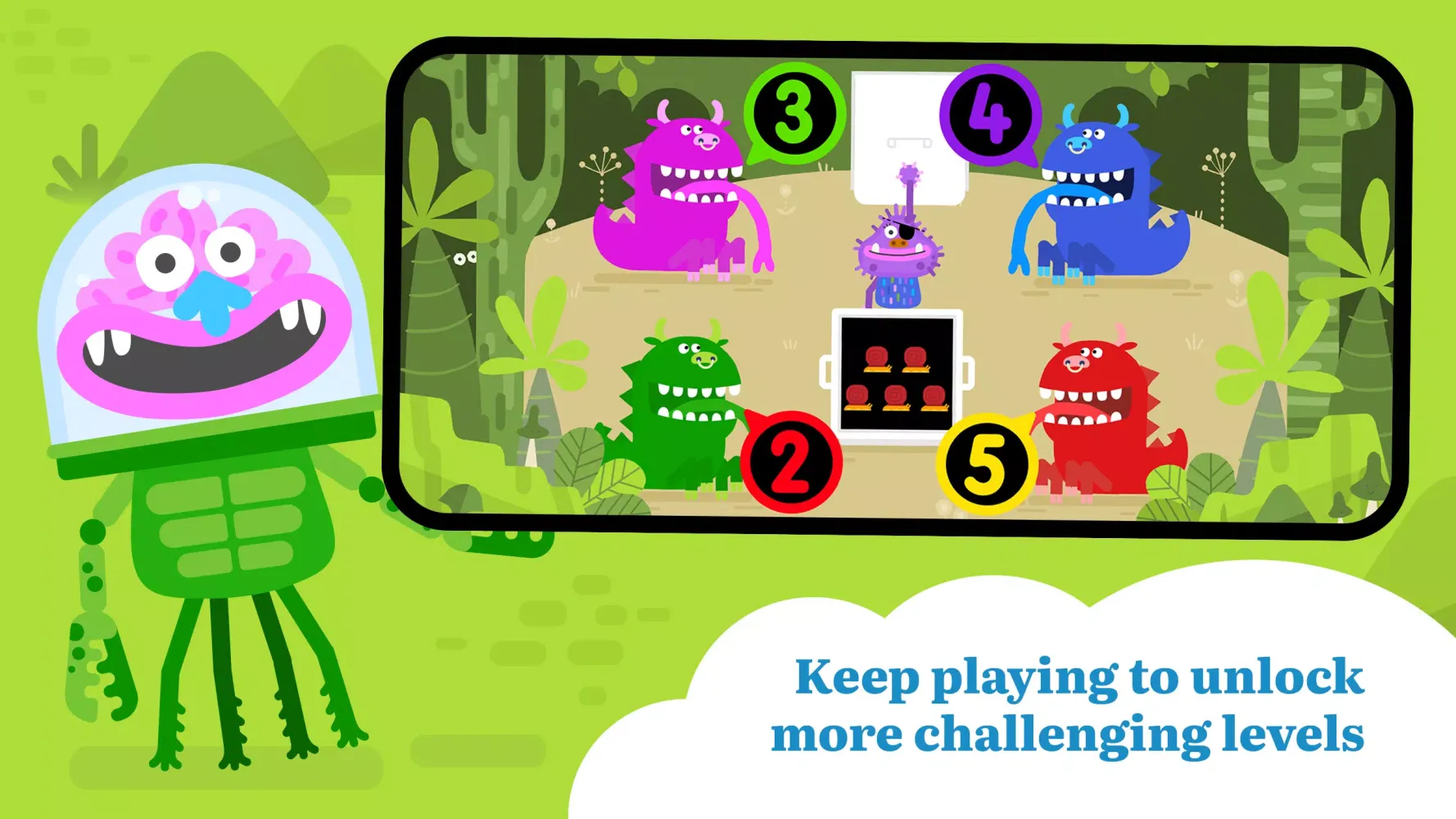 Teach Monster Number Skills应用截图