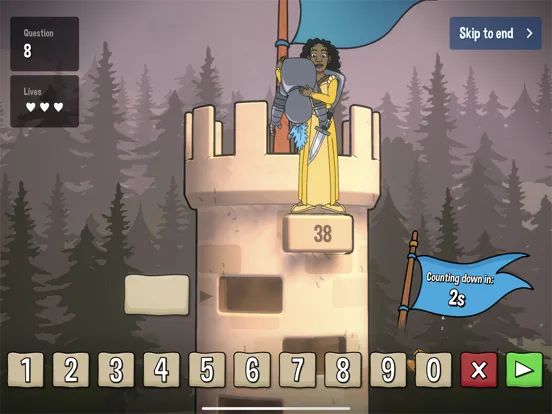 Number Knight - Maths Game iPad  Screenshots