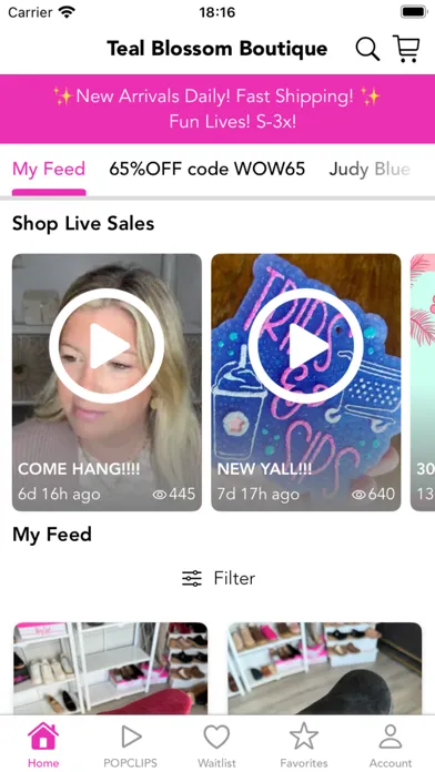 Screenshot di Teal Blossom Boutique