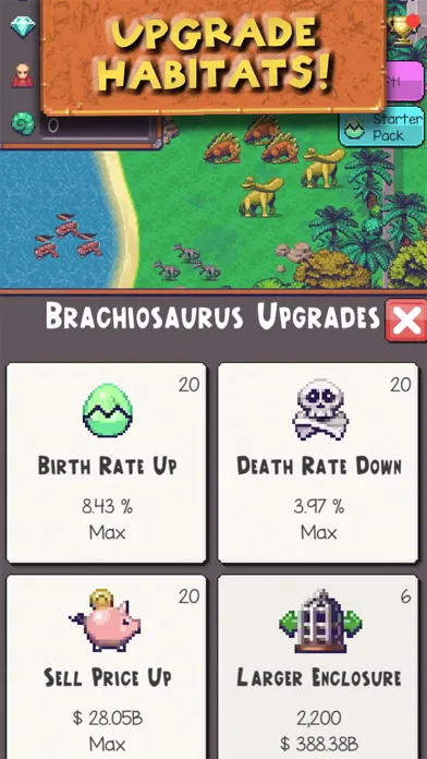 Idle Dino Zoo 스크린샷