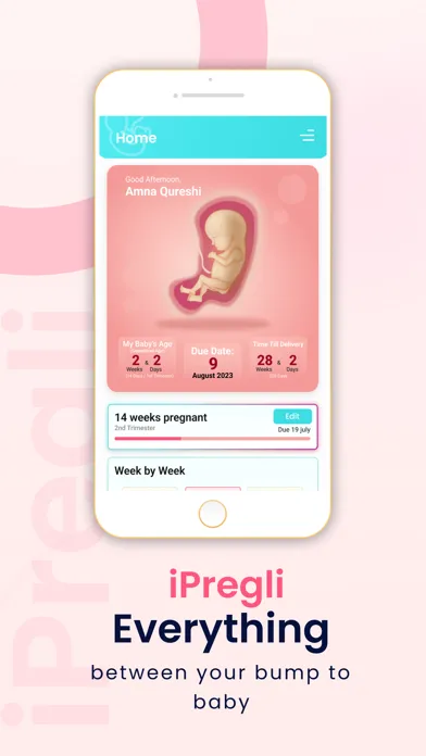 iPregli Pregnancy Tracker स्क्रीनशॉट