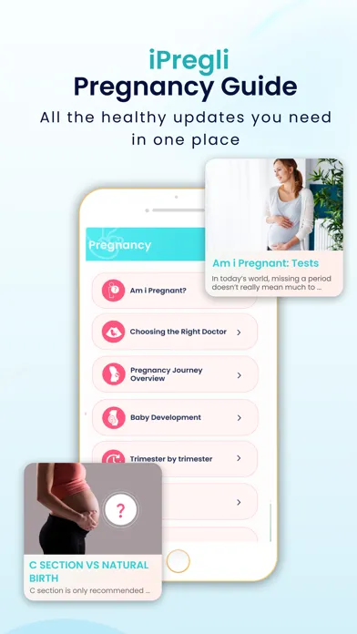 iPregli Pregnancy Tracker स्क्रीनशॉट