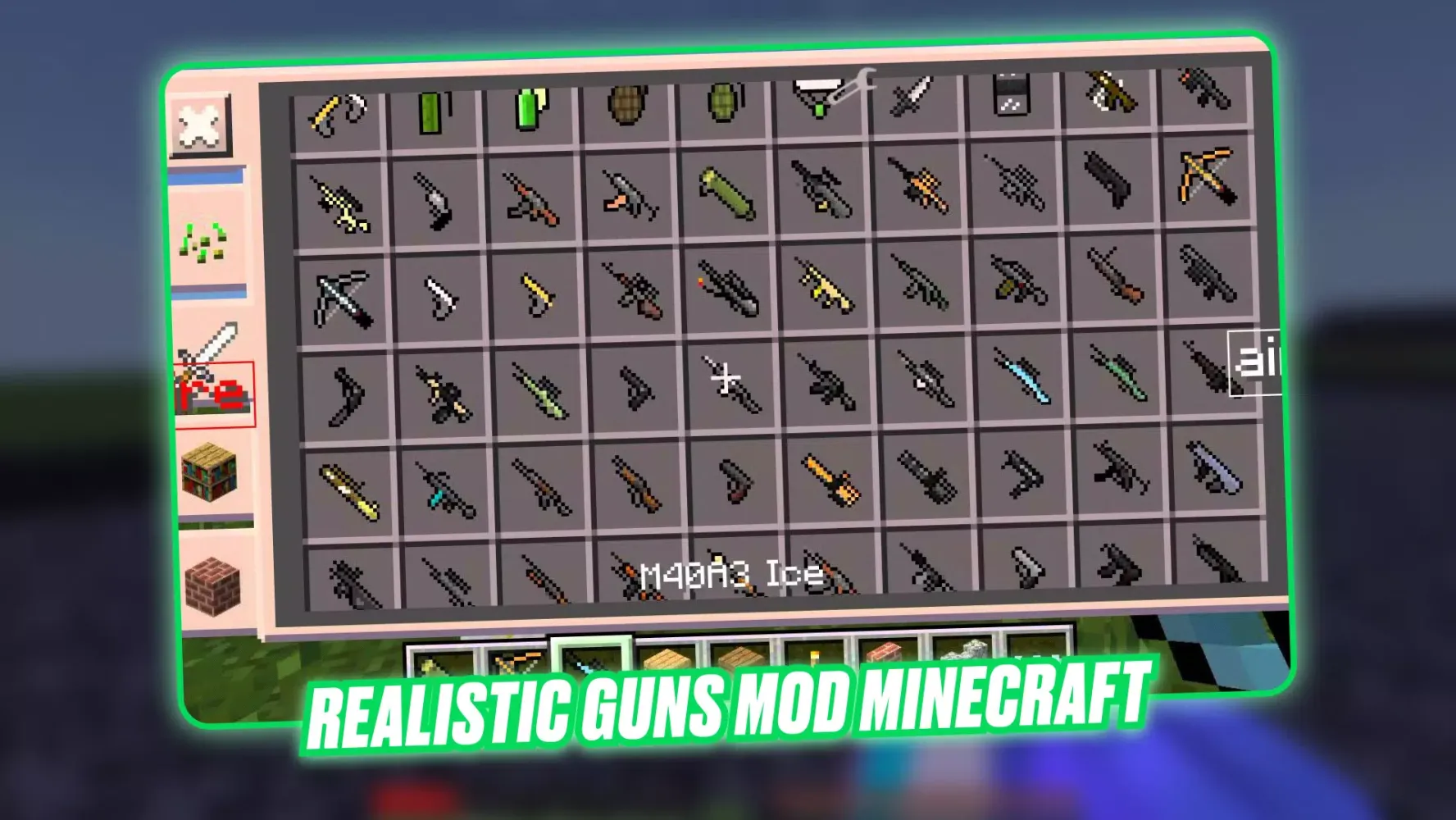 Weapons & Guns Mods Minecraft 스크린샷
