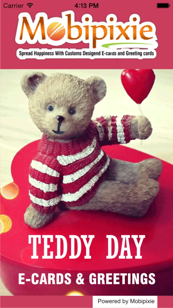 Capturas de pantalla de Teddy bear eCards & greetings