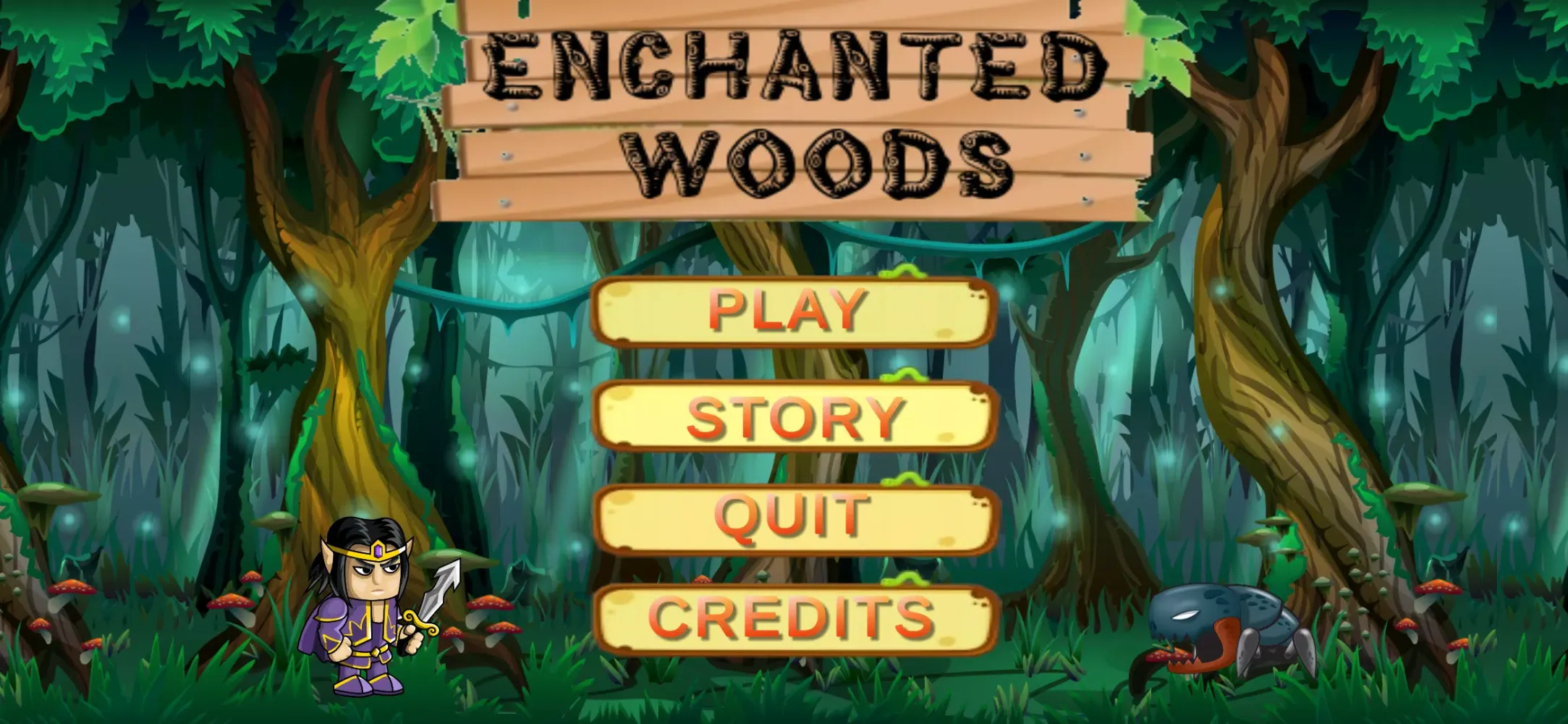 Tangkapan skrin Enchanted Woods