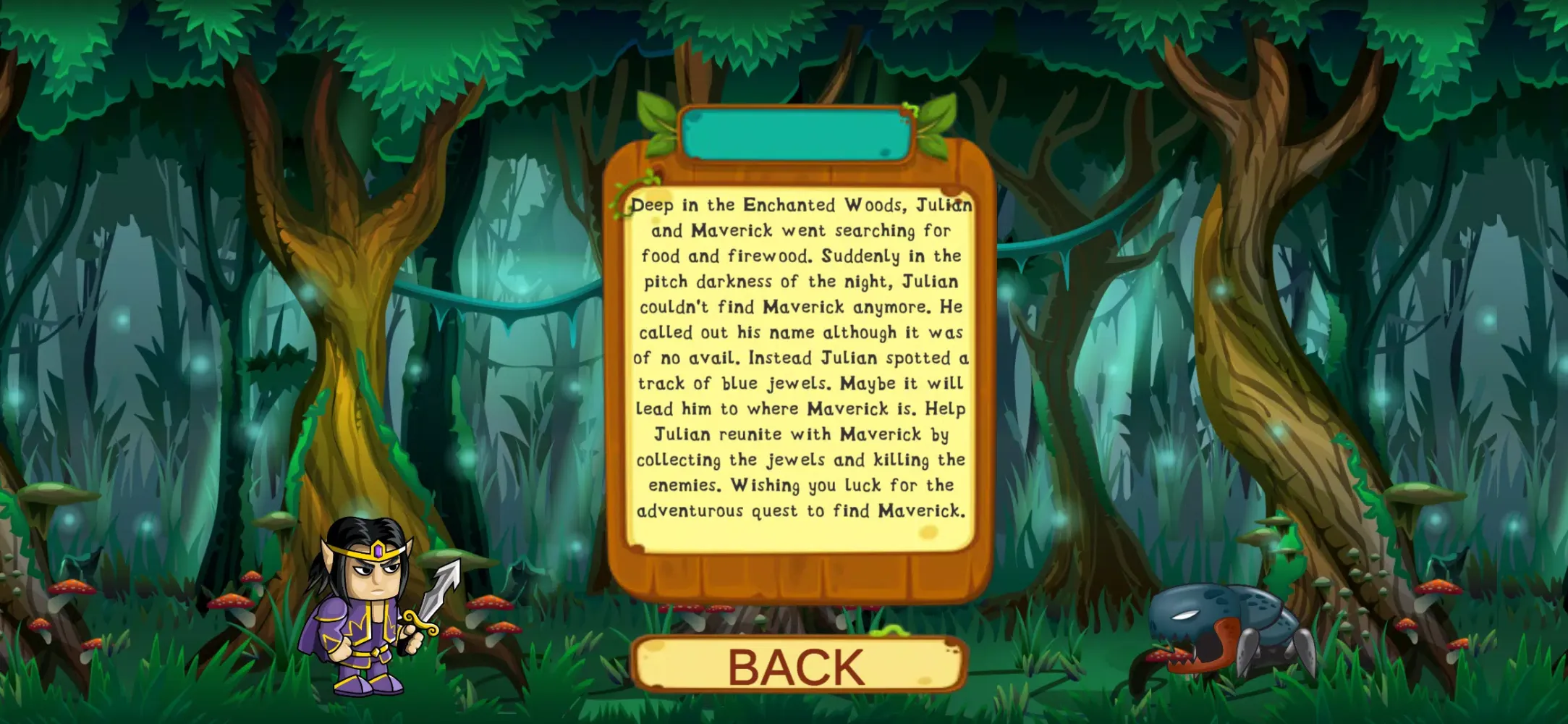 Tangkapan skrin Enchanted Woods