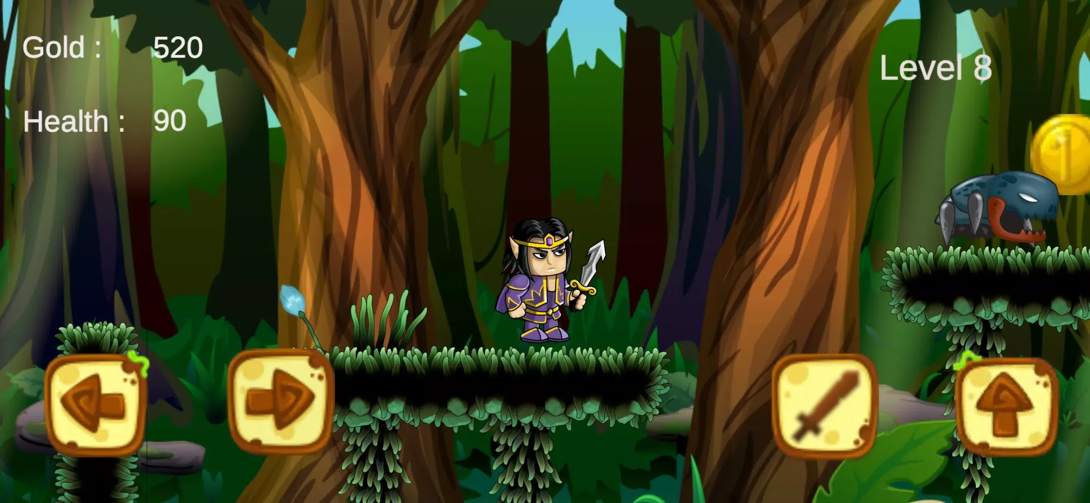 Tangkapan skrin Enchanted Woods