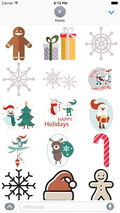 Captures d'écran de Christmas Stickers Pack