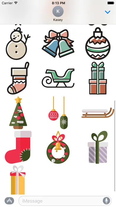 Captures d'écran de Christmas Stickers Pack