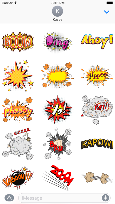 Tangkapan skrin Comic Sticker Pack