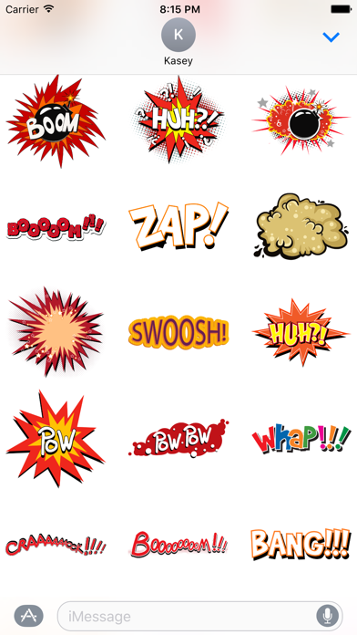 Tangkapan skrin Comic Sticker Pack