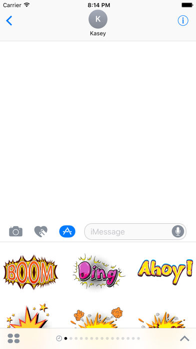 Tangkapan skrin Comic Sticker Pack
