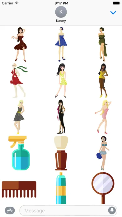 تصاویر Fashion Sticker Pack