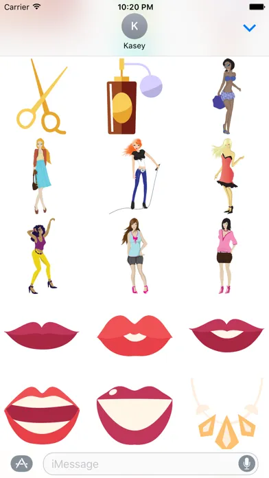 تصاویر Fashion Sticker Pack