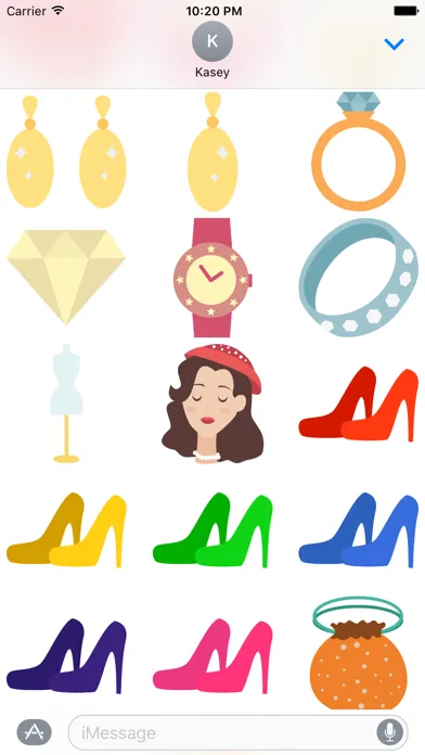 تصاویر Fashion Sticker Pack
