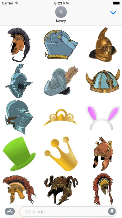Hat Sticker Pack سکرین شاٹس