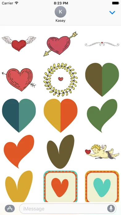 Heart Sticker Pack 스크린샷