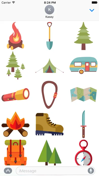 Hiking Stickers スクリーンショット
