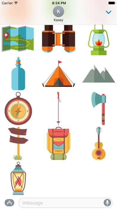 Hiking Stickers スクリーンショット