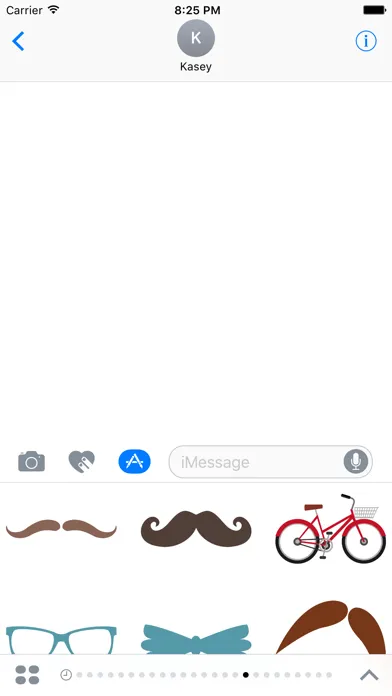 ภาพหน้าจอของ Hipster Stickers Pack
