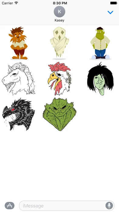 Monster Stickers Pack スクリーンショット