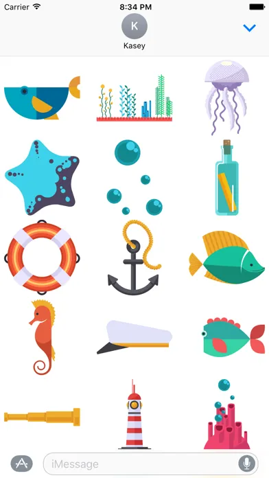 Tangkapan layar Ocean Sticker Pack