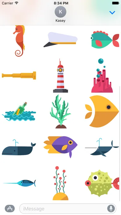 Tangkapan layar Ocean Sticker Pack