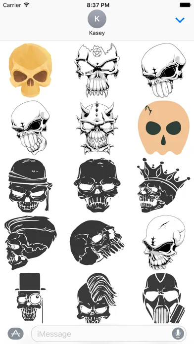 Skull Sticker Pack Screenshots