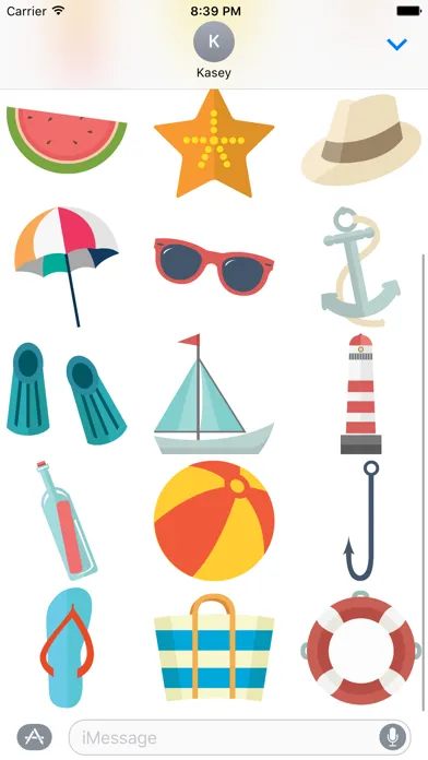 Summer Stickers Pack Ekran Görüntüleri
