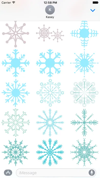 Tangkapan layar Winter Stickers Pack