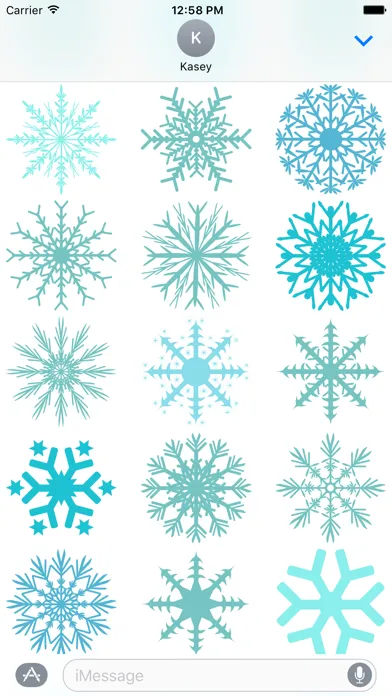 Tangkapan layar Winter Stickers Pack