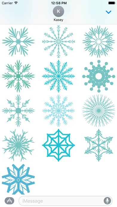 Tangkapan layar Winter Stickers Pack