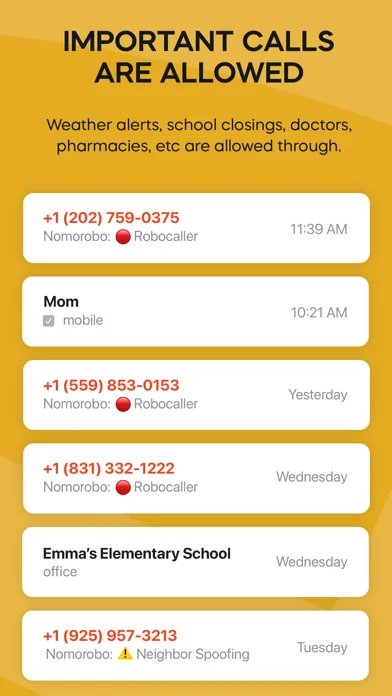 Nomorobo - Robocall Blocker应用截图
